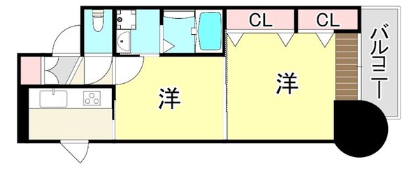 エステートモア・西公園の物件間取画像